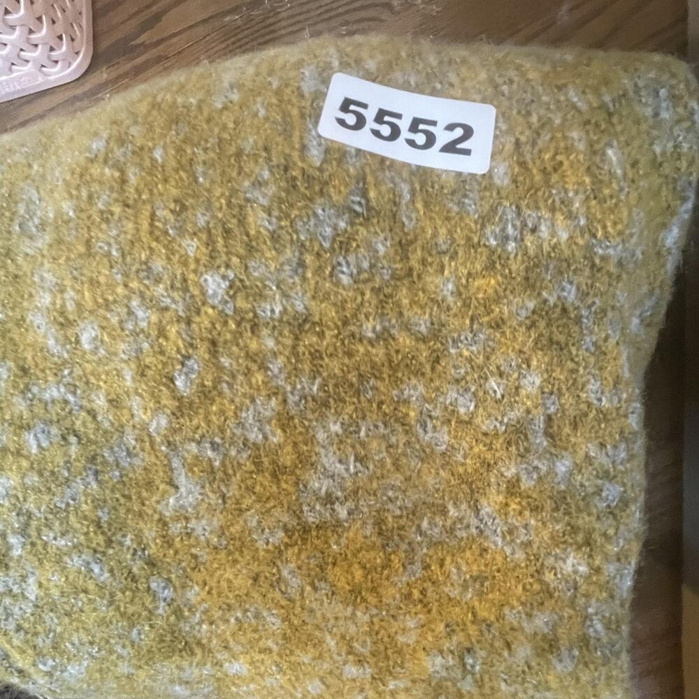 Mia Mai Coat Womens XS Mustard Yellow Boucle Wool Blend Mohair Jacket Italy - Picture 12 of 12